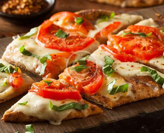 Pizza with Pesto